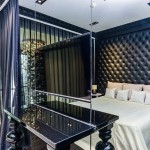 Duplex Classic Modern White Black Chic Decor 1 Bedroom Rent Phromphong