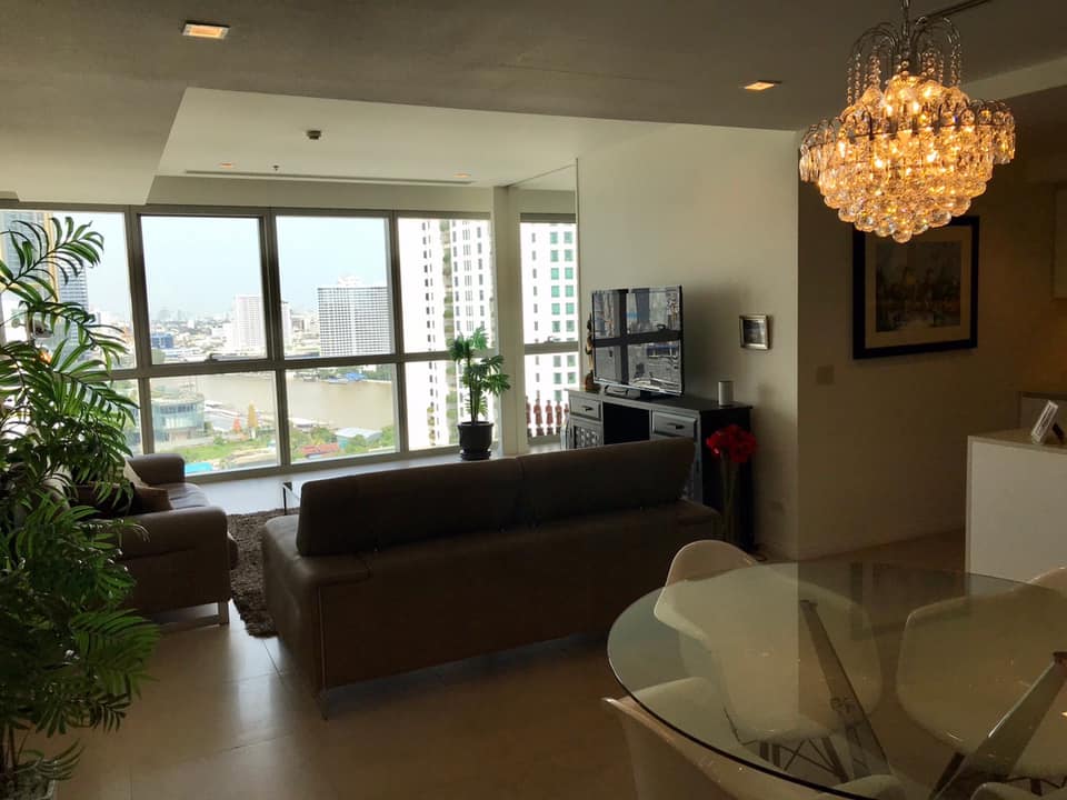 Urgent Sale The River condo 3 bedrooms River view facing Icon Siam