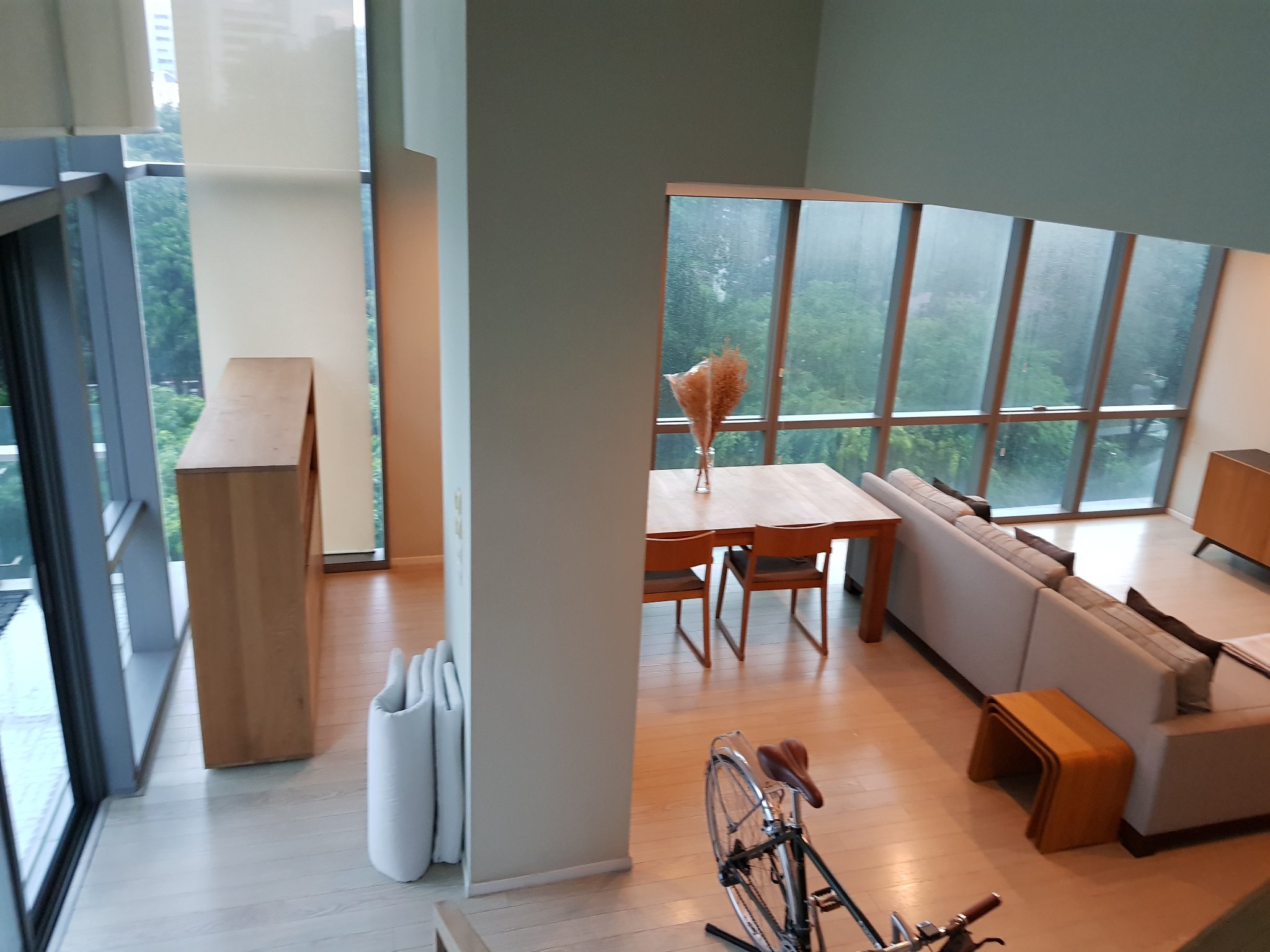Garden View Duplex 2 Bedroom Big Balcony Condo Rent Asoke