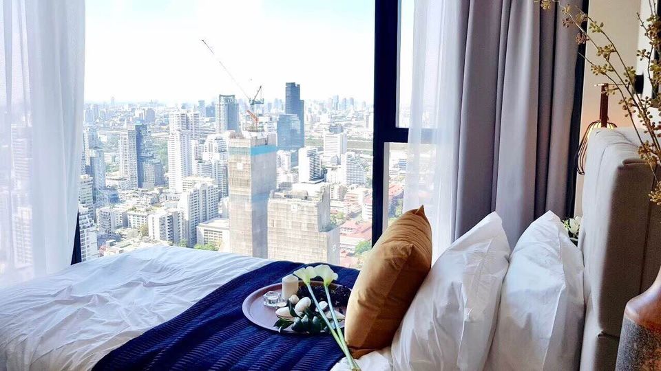 High Floor Nice View 2 Bedroom Condo Rent Asoke