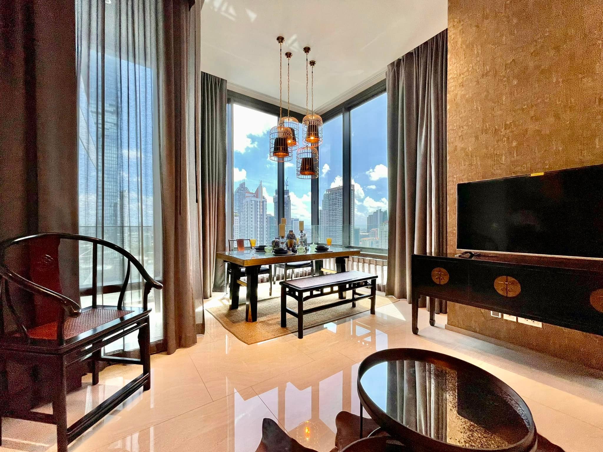 Superb View Luxury 2 Bedroom Condo Rent Silom