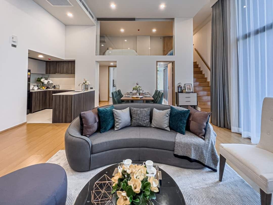 Loft Style Duplex 3 Bedroom Condo For Sale Asoke View