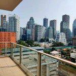 Corner Unit with Spacious Balcony & Panoramic Park View 2 Bedroom Rent Rajdamri