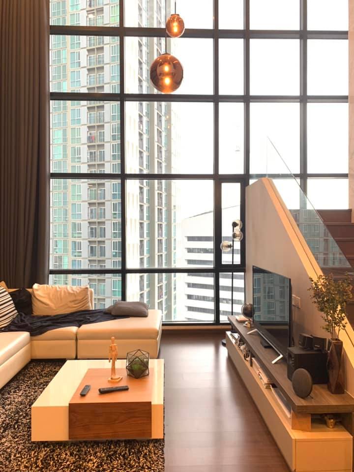 Luxury Duplex 3 Bedroom Condo For Sale / Rent MRT Thailand Culture Centre