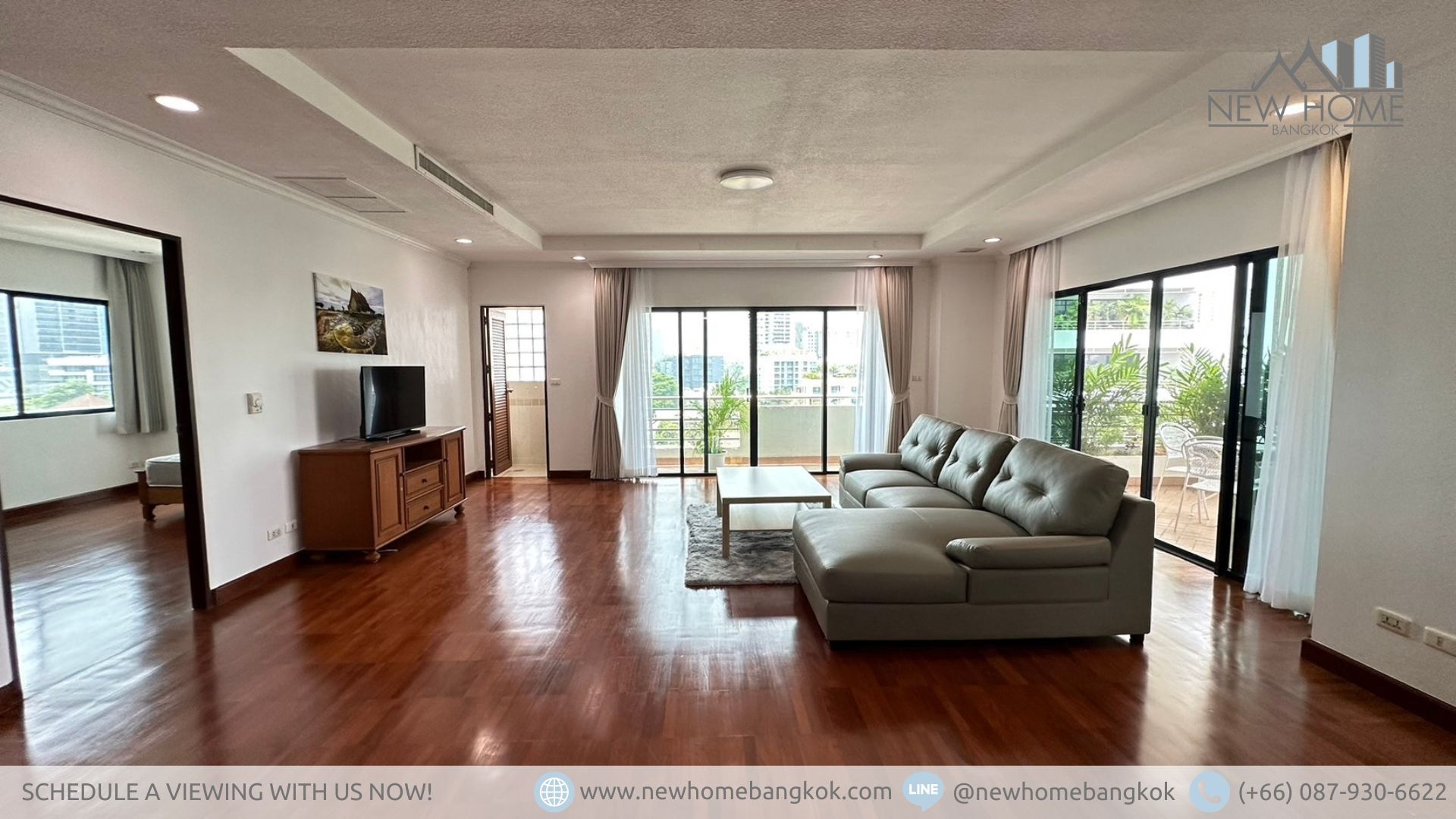 Big Balcony 3 Bedroom Private Residence for Rent Thonglor