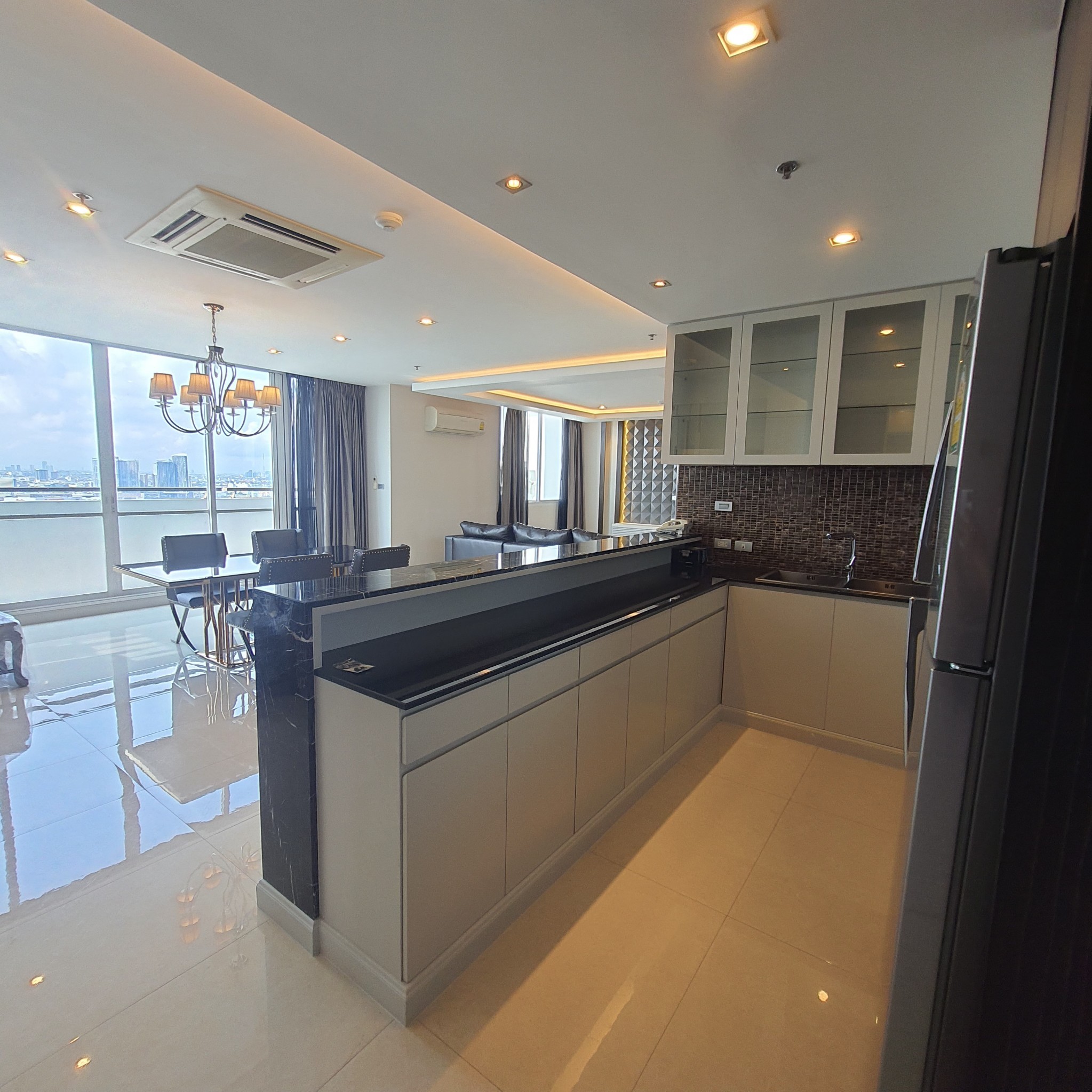 Unblock View Duplex Style 3 Bedroom Condo for Rent Srinakarin