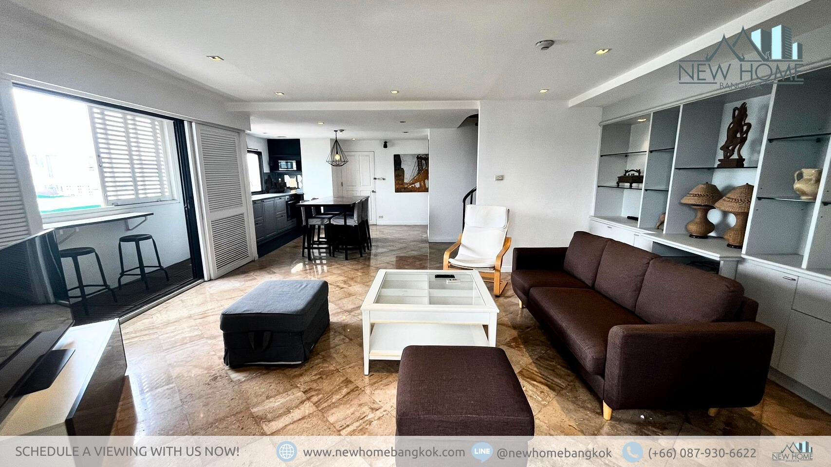 Luxury Residence Duplex 2 Bedroom Condo for Rent Ekkamai