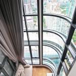 Nice View Luxury Duplex 1 Bedroom Condo for Rent Chidlom