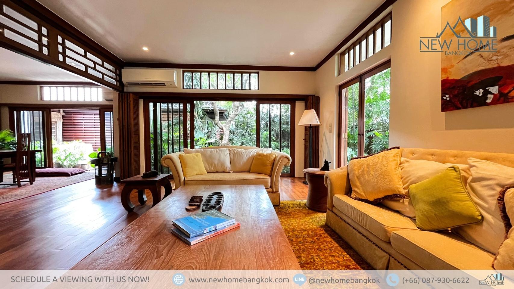 Tropical Style Spacious House for Rent Sukhumvit 77