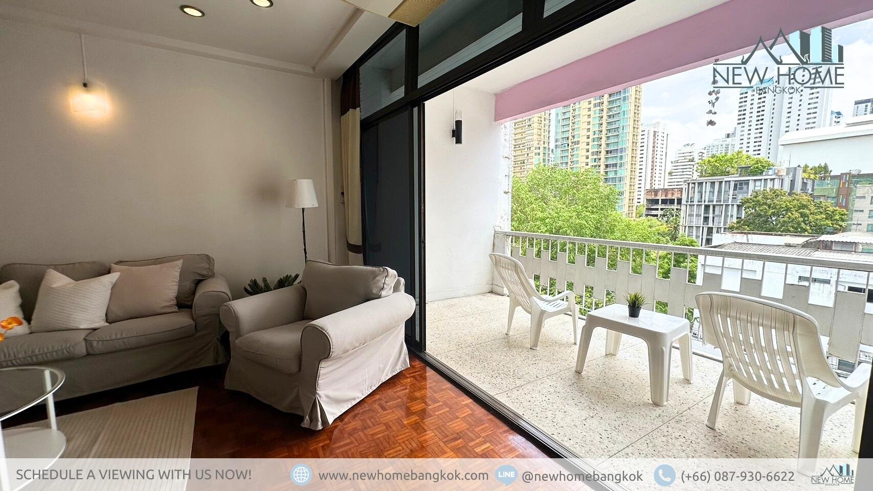 Pet Friendly Peaceful 3 Bedroom Condo for Rent Phromphong