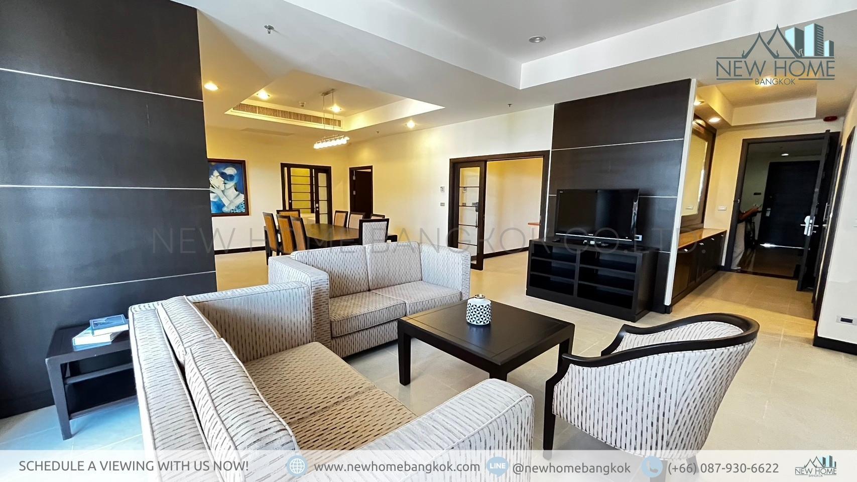 Classic Style Spacious 3 Bedroom Apartment For Rent Asoke