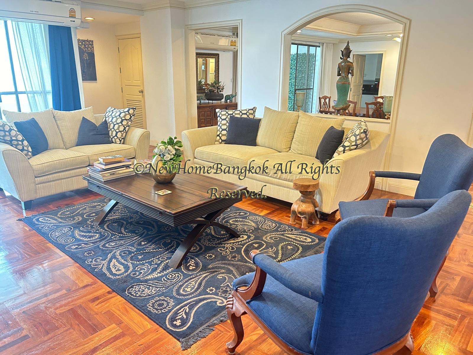  Pet-friendly Spacious Apartment 4 Bedroom in the Heart of Sukhumvit Phromphong