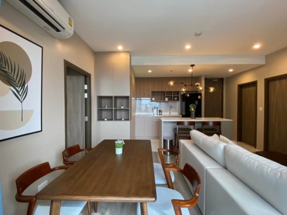 Fully furnished 2 Bedrooms Ideo Mobi Sukhumvit 66 condominium for rent
