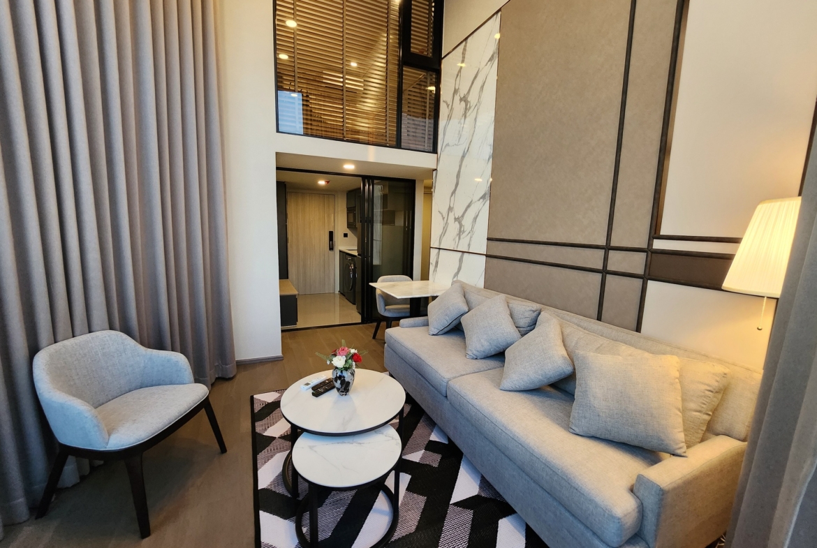 Nice View Duplex Style 2 Bedroom Condo For Rent Chula Samyan