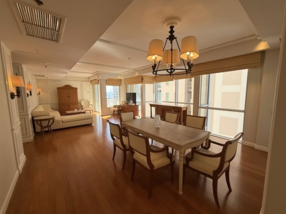 Langsuan Ville condo 2 Bedroom for rent Spacious high floor unit with unobstructed Bangkok city view