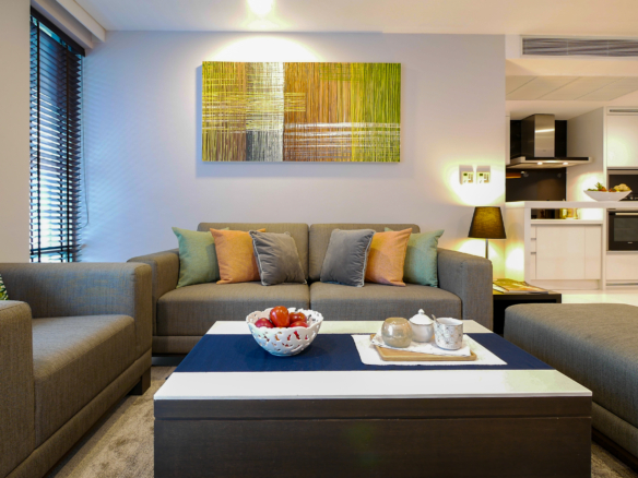 Spacious 2 bedroom condo for rent at The Klasse Residence near BTS